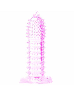 BAILE - PENIS SHEATH WITH PINK STIMULATING POINTS 14 CM 5 