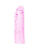 BAILE - PINK STIMULATING SILICONE PENIS COVER 13 CM 7 