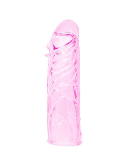 BAILE - PINK STIMULATING SILICONE PENIS COVER 13 CM 7 