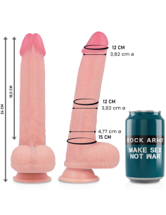 ROCKARMY - LIQUIDE SILICONE PREMIUM KINGCOBRA RÉALISTE 24 CM -O- 4.77 CM 8 