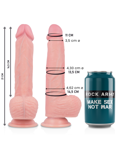 ROCKARMY - FLÜSSIGER SILIKONDILDO PREMIUM SPITFIRE 21 CM -O- 4.62 CM 8 