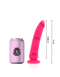 DELTA CLUB - TOYS PINK DILDO MEDICAL SILICONE 17 CM -O- 3 CM 7 