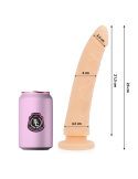 DELTA CLUB - TOYS NATÜRLICHER DILDO AUS MEDIZINISCHEM SILIKON 23 CM -O- 4.5 CM 7 