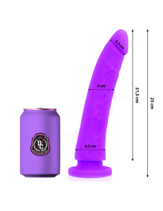 DELTA CLUB - TOYS LILAC DILDO MEDICAL SILICONE 23 CM -O- 4.5 CM 6 