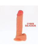 CYBER SILICOCK - DONG EN SILICONE LIQUIDE DOUX ULTRA RÉALISTE 20.5 CM -O- 4.1 CM 7 