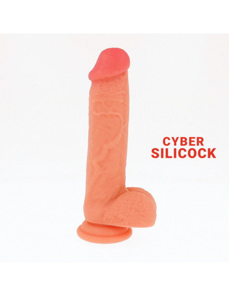 CYBER SILICOCK - SAUL SILICONE LIQUIDE SOUPLE ULTRA RÉALISTE 21 CM -O- 4.2 CM 7 