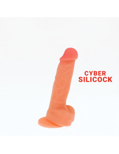 CYBER SILICOCK - ANSEL SILICONE LIQUIDE SOUPLE ULTRA RÉALISTE 15.5 CM -O- 2.9 CM 7 