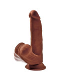 KING COCK - PLUS 3D DILDO SWINGING BALLS 24.5 CM BRAUN 7 