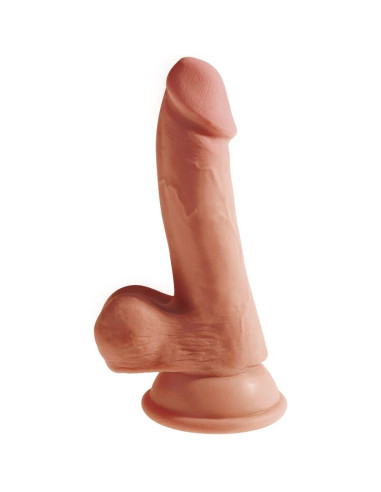 KING COCK - PLUS 3D DILDO WITH BALLS 17 CM 8 