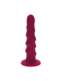 GET REAL - RIBBED DONG 12 CM RED 6 