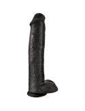 KING COCK - REALISTISCHER PENIS MIT EIER 34.2 CM SCHWARZ 6 