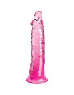 KING COCK - CLEAR REALISTIC PENIS 19.7 CM PINK 2 