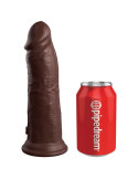 KING COCK - ELITE REALISTIC SILICONE DILDO 20.3 CM BROWN 6 