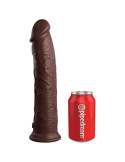 KING COCK - ELITE DILDO REALISTICO IN SILICONE 28 CM MARRONE 6 