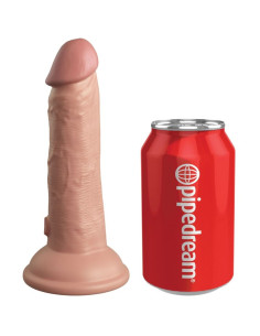 KING COCK - ELITE DILDO REALISTICO VIBRANTE E SILICONE 15.2 CM 7 