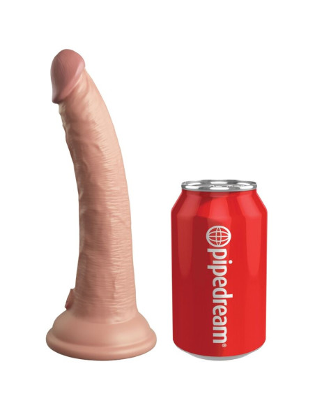 KING COCK - ELITE VIBRATEUR GODE RÉALISTE & TÉLÉCOMMANDE EN SILICONE 17.8 CM 6 