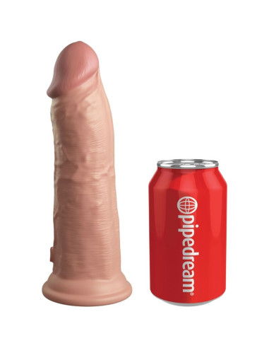 KING COCK - ELITE REALISTISCHER DILDO MIT VIBRATION UND SILIKON 20.3 CM 6 