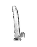 KING COCK - CLEAR GODE AVEC TESTICULES 24.8 CM TRANSPARENT 2 