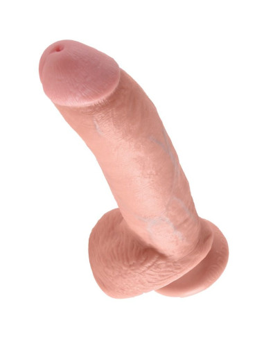 KING COCK - 9 DILDO FLESH WITH BALLS 22.9 CM 5 