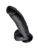 KING COCK - 9 DILDO NERO CON SFERE 22.9 CM 5 