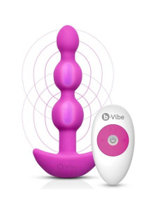 B-VIBE - TRIPLET ANAL TÉLÉCOMMANDE BILLES ROSE 9 