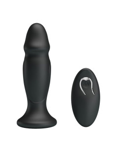 MR PLAY - ANAL PLUG WITH VIBRATION BLACK REMOTE CONTROL 9 