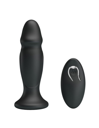 MR PLAY - ANALSTECKER MIT VIBRATION, SCHWARZE FERNBEDIENUNG 9 