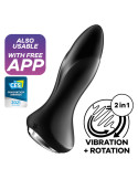 SATISFYER - ROTATOR PLUG 1+ APP VIBRANTE PLUG NERO 5 