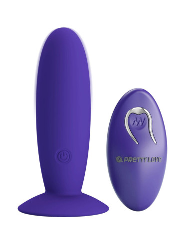 PRETTY LOVE - YOUTH PLUG ANAL VIBRATOR REMOTE CONTROL VIOLET 7 