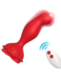 ARMONY - VIBRATEUR ROSE & PLUG ANAL TÉLÉCOMMANDE ROUGE 5 