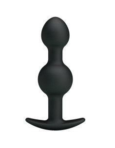 PRETTY LOVE - SPECIAL STIMULATION SILICONE ANAL BALLS 10.3 CM BLACK 2 