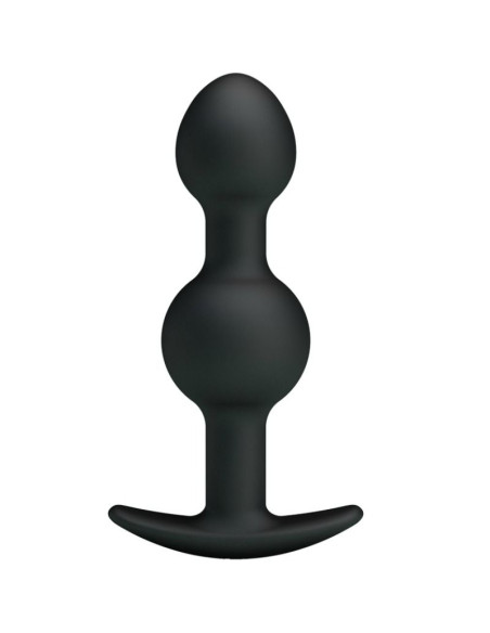 PRETTY LOVE - SPECIAL STIMULATION SILICONE ANAL BALLS 10.3 CM BLACK 2 