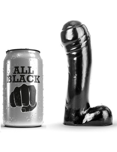 ALL BLACK - DILDO SCHWARZ 15 CM 3 