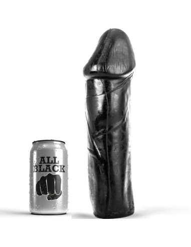 ALL BLACK - DONG 28 CM SENZA TESTICOLI 3 