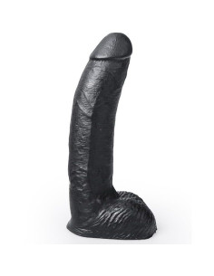 HUNG SYSTEM - GODE RÉALISTE COULEUR NOIR GEORGE 22 CM 1 