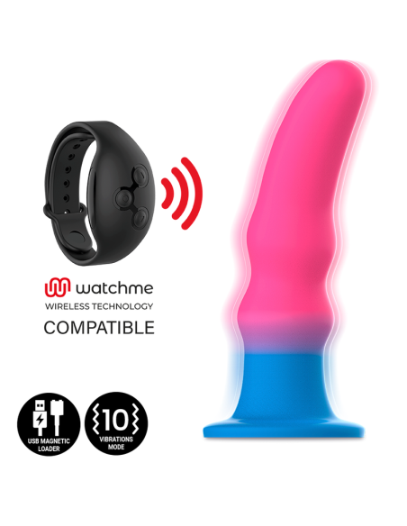 MYTHOLOGY - KUNO UTOPIA DILDO M - VIBRATEUR COMPATIBLE AVEC LA TECHNOLOGIE SANS FIL WATCHME 9 