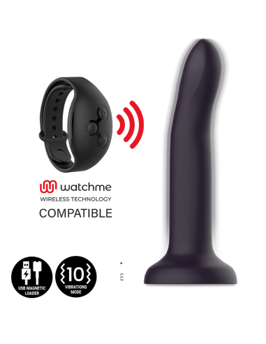 MYTHOLOGY - DUMAN MYSTIC DILDO L - VIBRATEUR COMPATIBLE AVEC LA TECHNOLOGIE SANS FIL WATCHME 10 