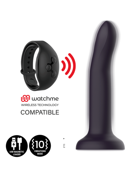 MYTHOLOGY - DUMAN MYSTIC DILDO L - VIBRATEUR COMPATIBLE AVEC LA TECHNOLOGIE SANS FIL WATCHME 10 