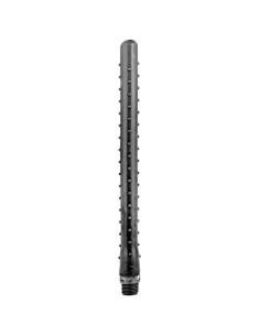 ALL BLACK - RIDGED SHOWER ANAL SILICONE 27 CM 2 