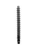 ALL BLACK - MEGA RIPPLE SHOWER ANAL SILIKON 28,5 CM 2 