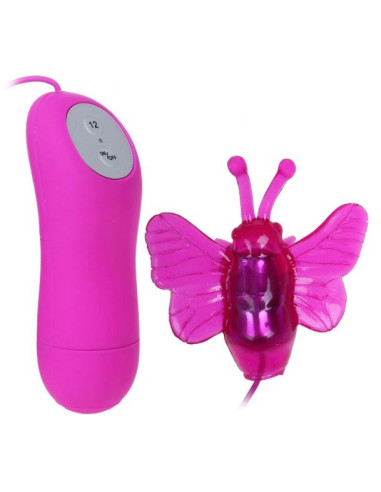 BAILE - VIBRATEUR STIMULATEUR PAPILLON MIGNON SECRET 12V 8 