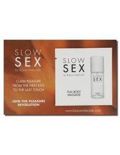 BIJOUX - SLOW SEX FULL BODY MASSAGE MASSAGE GEL 2 ML 1 