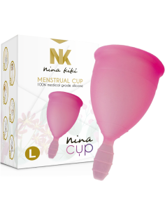 NINA KIKÍ - MENSTRUAL CUP ROSA - GRÖSSE L 1 