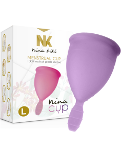 NINA KIKÍ - MENSTRUAL CUP LILA - GRÖSSE L 1 