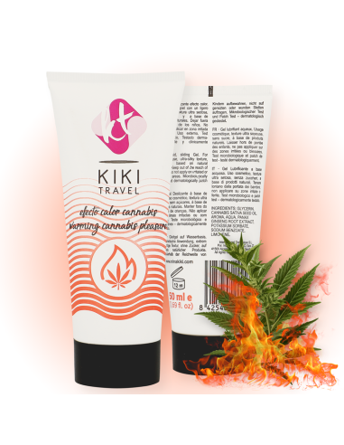 KIKÍ TRAVEL - CANNABIS LUBRIFIANT EFFET CHAUD 50 ML 2 