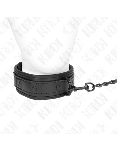 KINK - NEOPREN BONDAGE HALSBAND MODELL 2 MIT GÜRTEL 78 CM VERSTELLBAR 37,5 X 49,5 CM 3 