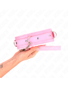 KINK - COLLAR WITH LEASH 65 CM WITH RESTRICTIONS PINK...