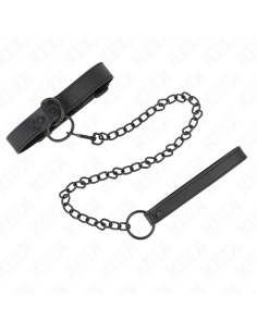 KINK - COLLIER AVEC LAISSE FONCÉE 65 CM AJUSTABLE 37-54...