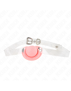 KINK - PINK PACIFIER SHAPED GAG 5.5 x 4 CM ADJUSTABLE...