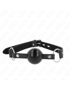 KINK - TPE BALL 4 CM GAG WITH BLACK LOCK 60 x 2 CM